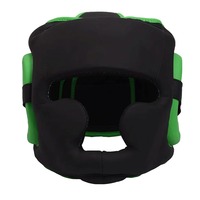 Casque de boxe de haute qualité, sur mesure, en cuir EVA PU, double visière, protection pour l'entraînement, protection de la tête, kickboxing