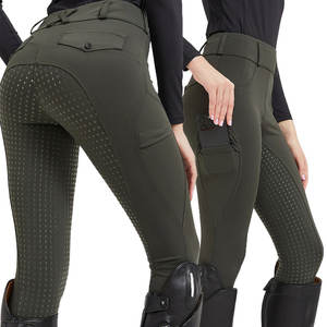 Leggings de equitación de cintura alta elásticos para mujer, de la mejor calidad OEM, nueva moda, superventas - Product Image 6