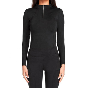 Chemise d'équitation pour femmes personnalisée, sans couture, imperméable, respirante, en spandex, nylon et polyester - Product Image 1