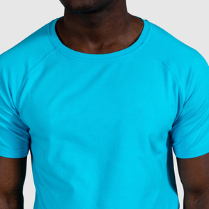 Camiseta Deportiva de Cuello Redondo para Hombre, Manga Corta, Estilo Urbano, Color Sólido, Ecológica, 100% Algodón, Impresión Serigráfica - Product Image 4
