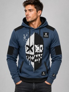 Premium Quality Men Printed Hoodie Breathable Casual <b>Sweatshirt</b> For <b>Gym</b> Walking Outdoor And Daily Performance Wear - Product Image 1