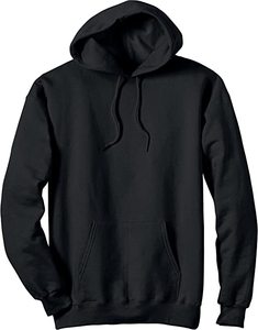 Sweat-shirt à capuche pour homme de qualité supérieure, coupe ample, couleur unie, tissu polaire doux, anti-boulochage, coton/bambou - Product Image 3