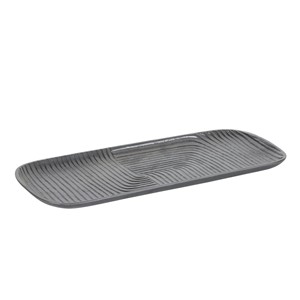 Assiette double couche en métal doré de haute qualité plateau à salade de fruits plateau de service ovale ensemble d'assiettes d'assaisonnement - Product Image 4