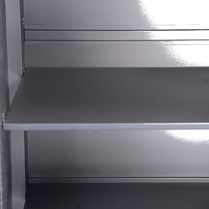 Matte Black Powder Coated Steel 2-<b>Drawer</b> Lockable <b>Tool</b> <b>Cabinet</b> OEM for Garage Workshop Storage with 4-Year Warranty - Product Image 3