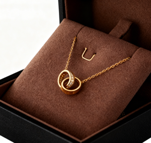 Caja de Embalaje de Joyería de Plástico de Lujo para Anillos, Pulseras, Collares y Pendientes, Caja de Embalaje de Joyería Personalizada de Cuero PU - Product Image 3