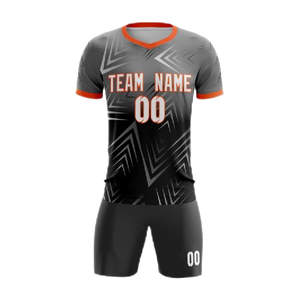 Camiseta de Fútbol Unisex Personalizada, Uniforme de Fútbol de Alta Calidad, Camisetas de Equipo 100% Poliéster, Logotipo Frontal, Secado Rápido, Cuello en V - Product Image 5