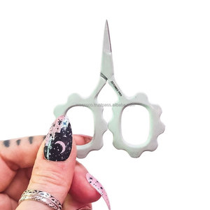 Stainless Steel Tiny Embroidery <b>Scissors</b> 2.6" Small Flower Thread Snips Mini Cute <b>Sewing</b> <b>Scissors</b> for Craft Trimming - Product Image 4