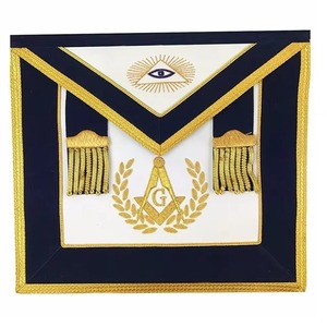 Nouvel ensemble de regalia maçonniques pour Princes du Royal Arche : Tablier en peau d'agneau avec écharpe maçonnique et bijou de poitrine de haute qualité, service OEM - Product Image 3