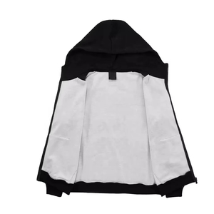 High Quality Winter Heat-Transfer Printed Breathable Fleece Zip-Up Hoodie Sweatpants Set Men Heavyweight <b>Camouflage</b> Tracksuits - Product Image 4