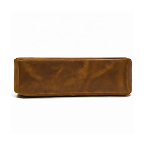 Maletín de Cuero Genuino Vintage para Hombre, Maletín de Cuero de Gran Capacidad para Portátil, Bolsa de Mensajero para Viajes de Negocios - Product Image 3
