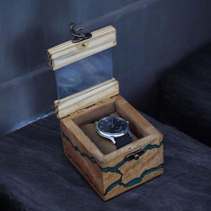 Estuche de Madera para Guardar 10 Relojes, Organizador de Relojes de Bambú de AYAANS - Product Image 3