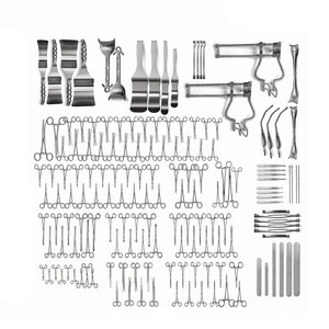 Kit complet d'instruments chirurgicaux pour laparotomie abdominale, en acier inoxydable allemand, réutilisable, manuel général - Product Image 5