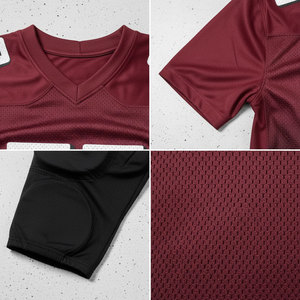 Custom American Football Uniform Set Jersey with <b>Padded</b> Pants Breathable Mesh Training Kit Team Wear OEM ODM - Product Image 5