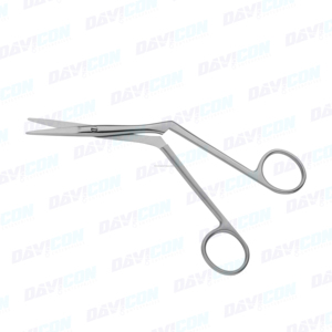 Ciseaux nasaux Heymann en acier inoxydable, instrument chirurgical pour septoplastie, rhinoplastie, chirurgie nasale, ciseaux de dissection, 7,3/4 pouces - Product Image 6