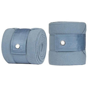Vendas para Patas de Caballo de Microfibra Marrón con Cierre de Velcro, Vendajes Equinos para Entrenamiento y Uso en Establos - Product Image 4