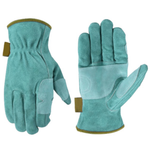 Gants de travail haute performance en cuir de vachette renforcé, respirants et résistants à l'abrasion - Product Image 4
