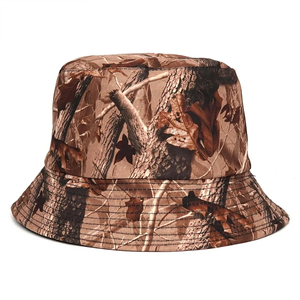 Chapeau Bob à Motif Camouflage Unisexe Style Toile pour l'Extérieur Printemps-Été Vêtement Décontracté pour Adulte - Product Image 4
