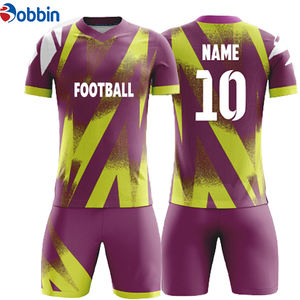 Maillots de football personnalisés pour jeunes, col rond, haute qualité, respirants, pas chers, uniformes de football, maillot de football personnalisé - Product Image 3