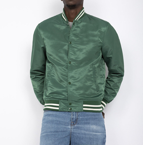 Nouvelle veste bomber d'hiver de haute qualité pour hommes, personnalisable avec logo, en satin réversible, élégante, veste de sport de plein air - Product Image 1