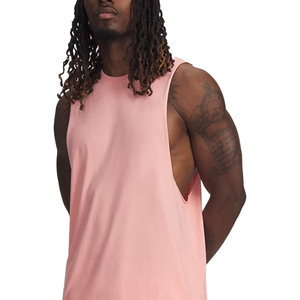 Camiseta sin mangas con capucha para hombre, de malla transpirable, estilo vintage, personalizada, nueva llegada, de poliéster, color liso, para entrenamiento deportivo y baloncesto. - Product Image 1
