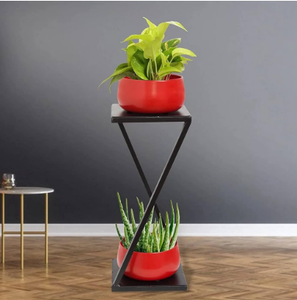 Outdoor Wrought Iron Plant Stand Flower Planter Rack Flowers Display Holder Shelf Rack at Cheapest Price - Product Image 3