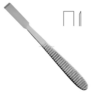 Ciseau manuel D'Errico Lamina 7 1/2 pouces 13 mm, instrument chirurgical orthopédique pour la coupe osseuse et la remodelation osseuse de la colonne vertébrale - Product Image 1