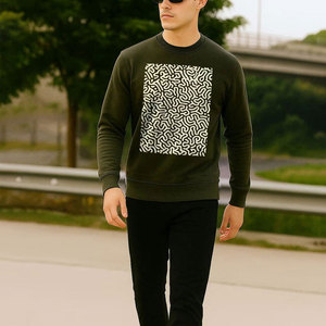 Sweat-shirts en molleton 100% coton pour homme, coupe ample, hiver - Haute qualité, respirant, séchage rapide, streetwear écologique - Product Image 6