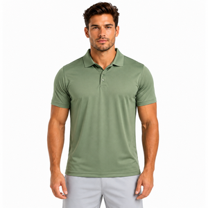 Chemise Homme Ultra Légère et Confortable à Haute Ventilation, Coupe Athlétique, Manches Courtes, Boutons sur le Devant, Imprimé Numérique Uni - Product Image 1