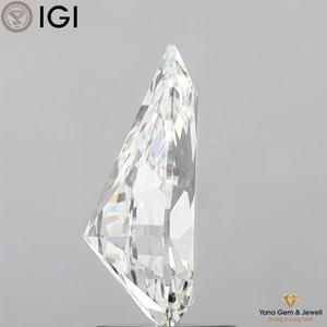 Premium 2,50 Carat Lab Grown Diamond Pear Shape CVD 12,59 MM VVS2 Clarity G Color IGI Certificado Listo para anillo personalizado - Product Image 5
