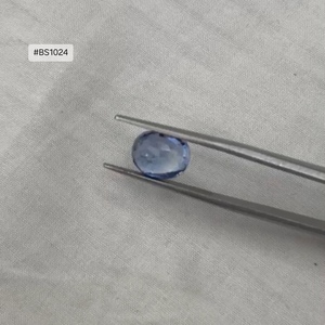 พลอยไพลินสีน้ำเงินธรรมชาติ 100% รูปไข่ ขนาดฟรีไซส์ เกรด 3A สีน้ำเงินเข้ม สำหรับทำเครื่องประดับและขายส่ง - Product Image 3