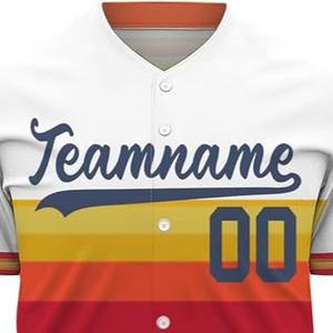 Maillot de baseball pour homme entièrement personnalisé, style parfait, prix raisonnable, designs uniques, maillot de baseball pour homme léger - Product Image 4