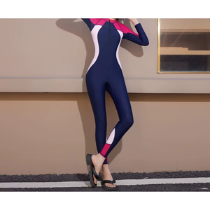 Nouvelle combinaison de surf et de plongée intégrale à manches longues pour femmes, taille plus, protection UV, haut de bain confortable, chemise de plage - Product Image 1