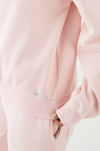 Sweat-shirt oversize pour femme, col rond, manches longues, 100% coton, hiver, avec logo personnalisable sur le devant - Product Image 3