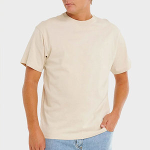 Nouvel Arrivage T-shirt Homme OEM par Sublimation Séchage Rapide Respirant Soie/Coton Toile Manches Courtes Uni Tricoté Décontracté - Product Image 4