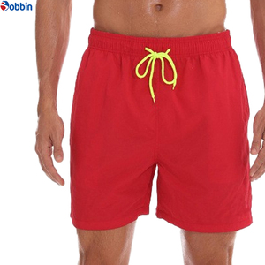 Pantalones Cortos Casuales para Hombre, Traje de Baño Deportivo de Verano, Pantalones Cortos de Playa con Cintura Elástica, Diseño Sólido, Color Sólido - Product Image 4