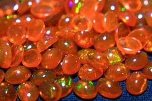 AAA Grade Natural Orange <b>Fire</b> Opal Gemstone Oval Cut October Birthstone for Jewelry Making Available in All Sizes - Product Image 2