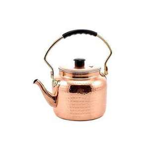 Bouilloire à thé en cuivre gravée motif floral, pot à café et à eau fait main, théière pour cuisine, restaurant, usage domestique ou options cadeaux - Product Image 3