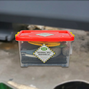ชุดอุปกรณ์ดูดซับสารเคมีรั่วไหลแบบพกพา ขนาด 30 ลิตร พร้อมกล่องใส สำหรับกรณีฉุกเฉินทางอุตสาหกรรม - Product Image 3