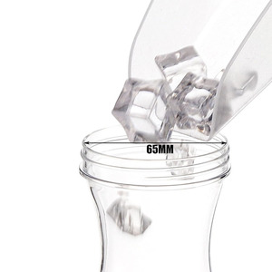<span class=keywords><strong>Carafe</strong></span> ronde en plastique avec bouchons à vis pour les emballages de jus de <span class=keywords><strong>whisky</strong></span>, de vin et de soda avec surface de sérigraphie - Product Image 6