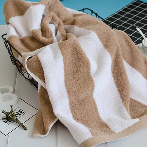 Toalla a Rayas Duradera con Material de Primera Calidad, Toalla a Rayas con Tacto Suave, Excelente Absorción y Elegante Diseño a Rayas - Product Image 2