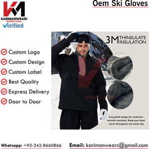 Gants de ski professionnels durables, imperméables, coupe-vent, protection thermique, ajustement confortable, haute adhérence - Product Image 5