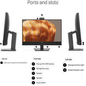 Embalaje Original Oficina en Casa CPU Ultra 7 265 Dells Pro 24 QC24250 AIO <span class=keywords><strong>All</strong></span>-<span class=keywords><strong>in</strong></span>-<span class=keywords><strong>One</strong></span> PC de Escritorio Todo en Uno - Product Image 4