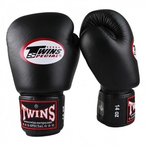 Gants de boxe en cuir véritable de haute qualité avec finition durable, rembourrage absorbant les chocs pour une meilleure protection des jointures - Product Image 6