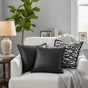 SOGA Juego de fundas de almohada decorativas modernas, minimalistas y abstractas con rayas de cebra, 6 piezas, 45 cm, para sofá y cama - Product Image 6