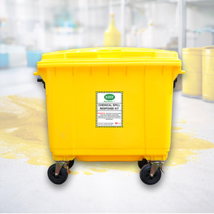 Contenedor con Ruedas de 660L para Derrames Químicos, Resistente y Ecológico, 100% Polipropileno, para Respuesta a Derrames de Químicos Peligrosos a Gran Escala - Product Image 2