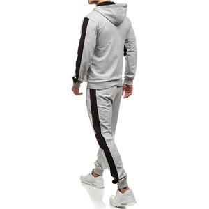 Survêtement avec Logo imprimé personnalisé de haute qualité pour homme, Jogging, sport, vente en gros, fermeture éclair - Product Image 3
