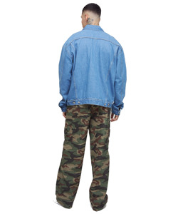 Wholesale Different Colors White Red Black Slim Fit Men Clothing Suppliers Jeans Shirts Custom <b>Denim</b> <b>Jacket</b> for men - Product Image 2