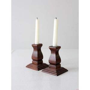 Handmade Wooden Round <b>Candle</b> Holder for Dining Table Decoration with Elegant Design and High Quality Solid Wood Material - Product Image 2