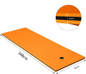 Precio de fábrica personalizado antideslizante plegable verano tomar el sol deportes acuáticos al aire libre gran almohadilla antideslizante XPE espuma flotante agua Mat - Product Image 3