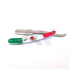 Mexican Flag Handle Barber Straight Cut Throat Shaving Razor Professional Salon <b>Swing</b> Lock Razor for Classic Wet Shaving - Product Image 6